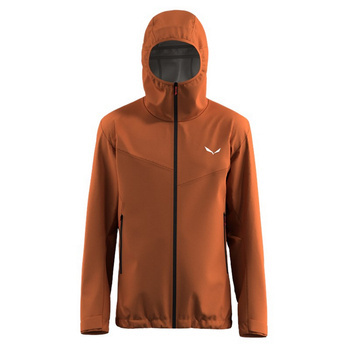 Kurtka wodoodporna męska Salewa PUEZ brązowa 00-0000029090_7240