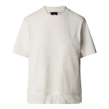 Koszulka damska The North Face FABRIC MIX S/S beżowa NF0A8CMAQLI