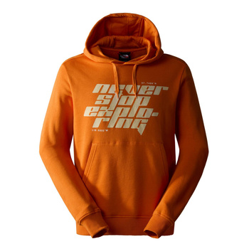 Bluza z kapturem unisex The North Face GRAPHIC pomarańczowa NF0A852ZI0M