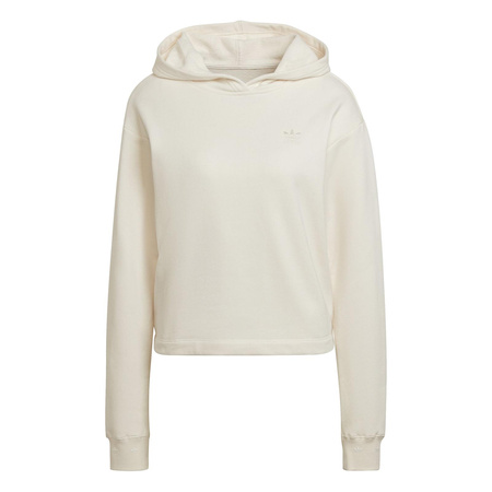Bluza z kapturem damska adidas Cropped beżowa HE6885
