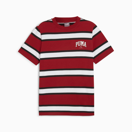 Koszulka męska Puma SQUAD STRIPE AOP czerwona 68179313