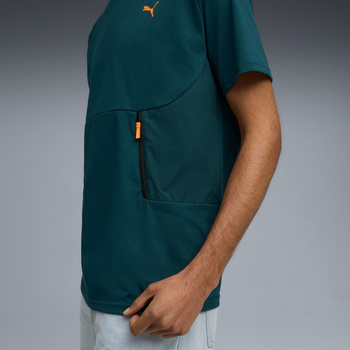 Koszulka męska Puma PUMATECH POCKET zielona 62967375