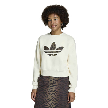 Bluza dziewczęca adidas BOXY beżowa KD3258