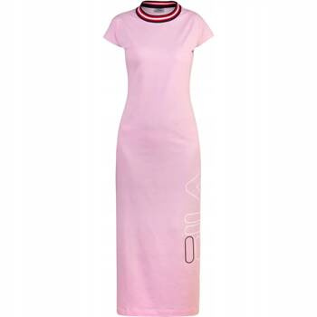 Piżama damska Fila NIGHTDRESS JERSEY STRETCH ROUNDNECK różowa FPS4016-420