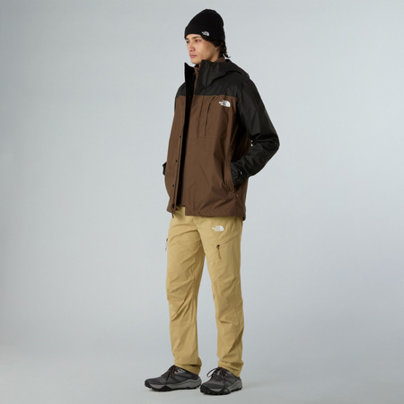 Kurtka wodoodporna męska The North Face QUEST TRICLIMATE brązowa NF0A3YFH1OI