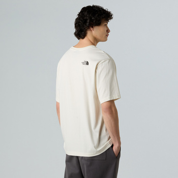 Koszulka unisex The North Face FLOWER DOME RELAXED beżowa NF0A8EGXQLI