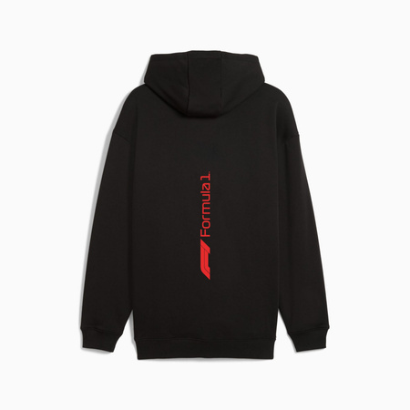 Bluza z kapturem męska Puma F1 ESSENTIAL+ FZ czarna 63265301