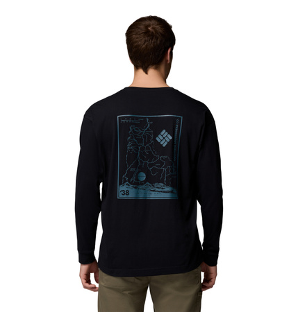 Longsleeve męski Columbia BLACK BUTTE czarny 2137071010