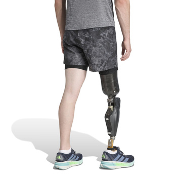 Spodenki do biegania męskie adidas OWN THE RUN szare JN9680