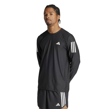 Longsleeve do biegania męski adidas OWN THE RUN czarny IN1486