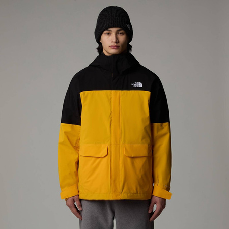 Parka wodoodporna męska The North Face MONO TRICLIMATE żółta NF0A88WAZU3
