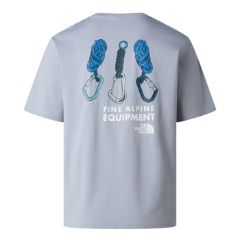 Koszulka unisex The North Face EXPLORE GEAR RELAXED niebieska NF0A8F2GBOB
