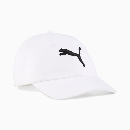 Czapka z daszkiem dziecięca Puma ESS CAT JR biała 02611402