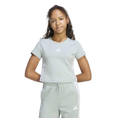 Koszulka dziewczęca adidas ESSENTIALS niebieska JZ1212