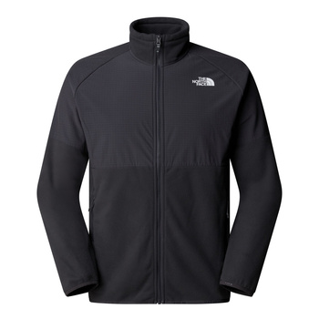 Polar męski The North Face GLACIER FULL ZIP czarny NF0A89JGU8M