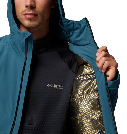 Kurtka wodoodporna męska Columbia EXPLORER'S EDGE II niebieska 2101634429