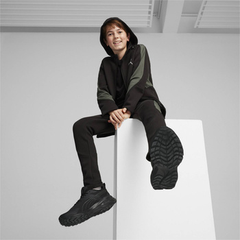 Bluza z kapturem chłopięca Puma EVOSTRIPE FULL-ZIP DK czarna 67919601
