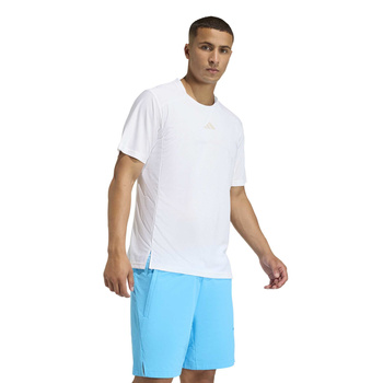 Koszulka treningowa męska adidas CLIMACOOL 3D biała KQ7503