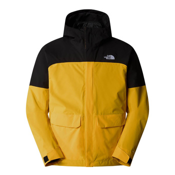 Parka wodoodporna męska The North Face MONO TRICLIMATE żółta NF0A88WAZU3