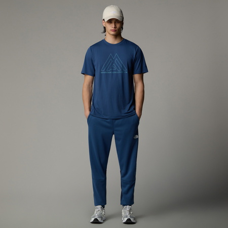 Koszulka treningowa męska The North Face MOUNTAIN ATHLETICS 24/7 granatowa NF0A893ZHDC