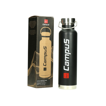 Butelka termiczna unisex Campus LOUISE 700ML czarna CU0723125200