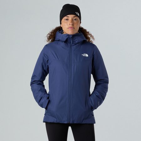 Kurtka z kapturem damska The North Face QUEST INSULATED niebieska NF0A3Y1JBOT