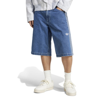 Spodenki jeansowe męskie adidas ADICOLOR FIREBIRD niebieskie JC6235