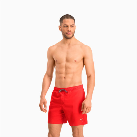 Kąpielówki męskie Puma SWIM MEDIUM LENGTH czerwone 90766002