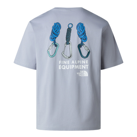 Koszulka unisex The North Face EXPLORE GEAR RELAXED niebieska NF0A8F2GBOB