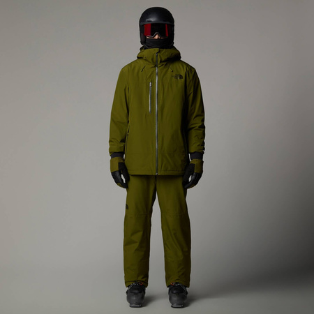 Spodnie narciarskie męskie The North Face DESCENDIT zielone NF0A87ZYPIB