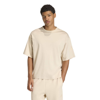 Koszulka męska adidas SOFT LUX beżowa KE5899