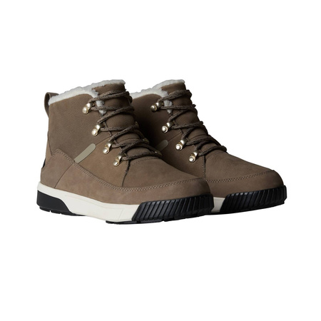Buty zimowe damskie The North Face SIERRA MID LACE WP brązowe NF0A4T3X8IU