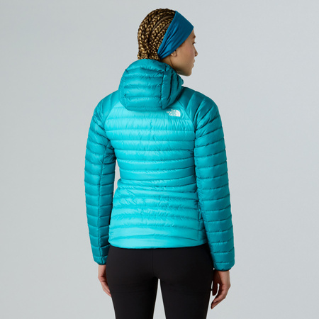 Kurtka puchowa z kapturem damska The North Face BETTAFORCA LT DOWN niebieska NF0A8E0J5A2