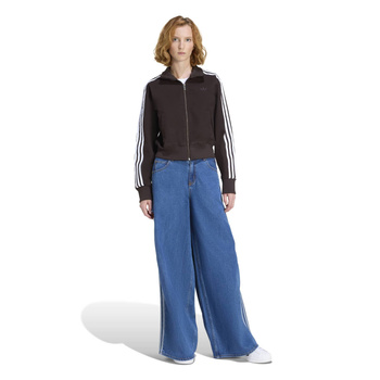 Bluza jeansowa damska adidas FIREBIRD DENIM brązowa KD2937