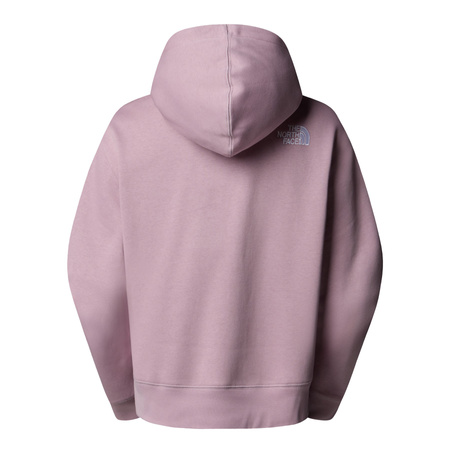 Bluza z kapturem damska The North Face ESSENTIAL CROP fioletowa NF0A89EXD2Q