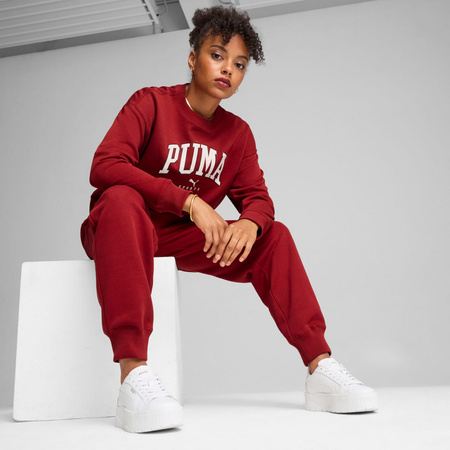 Bluza damska Puma SQUAD CREW TR czerwona 68249313