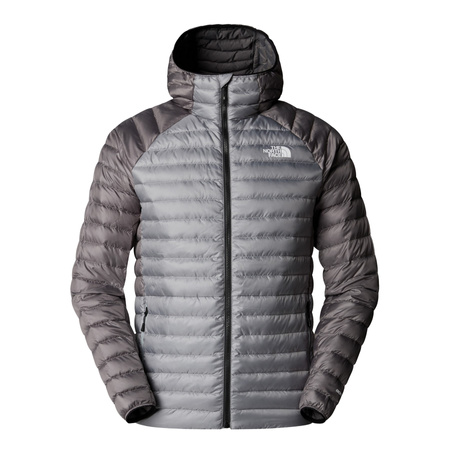 Kurtka puchowa z kapturem męska The North Face BETTAFORCA szara NF0A87GXAWM