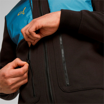 Bluza z kapturem męska Puma PL czarna 62102301