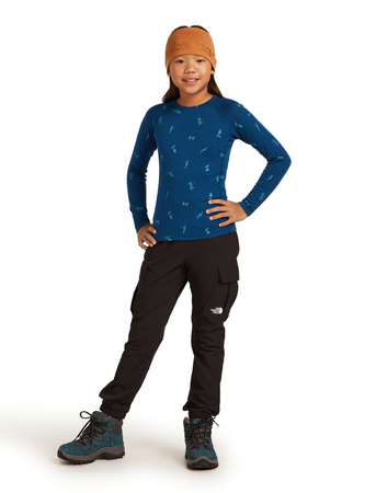 Longsleeve termiczny dziecięcy Icebreaker 200 OASIS niebieski IB0A57DU0H8