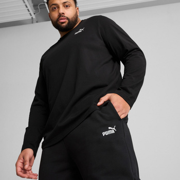 Spodnie dresowe męskie Puma ESS NO.1 LOGO SLIM FL CL fioletowe 68264201