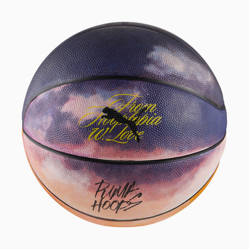 Piłka do koszykówki unisex Puma HOOPTOPIA SUNSET pomarańczowa 08487001