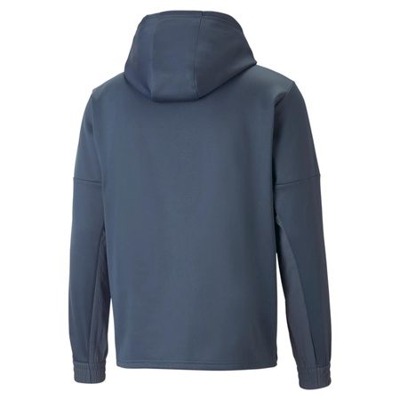 Bluza z kapturem męska Puma FIT PWRFLEECE niebieska 52212418
