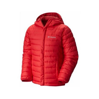 Kurtka puchowa dziecięca Columbia POWDER LITE PUFFER czerwona SB5493613