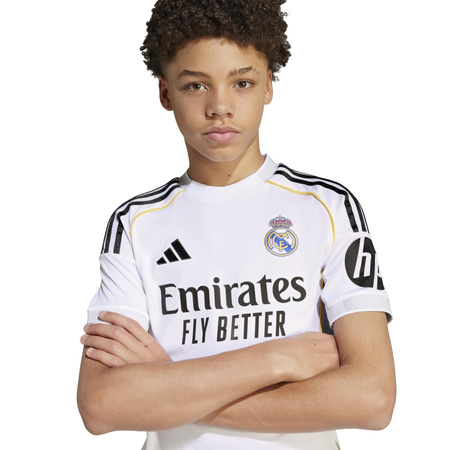 Koszulka piłkarska dziecięca adidas REAL MADRID 25/26 HOME biała JN8887