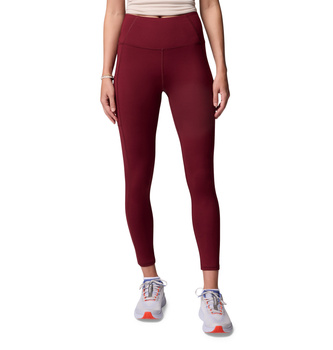 Legginsy damskie Columbia BOUNDLESS TREK bordowe 2033514624