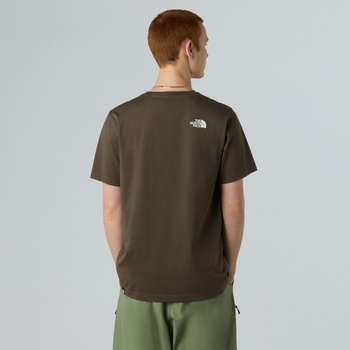 Koszulka męska The North Face SIMPLE DOME brązowa NF0A87NG21L