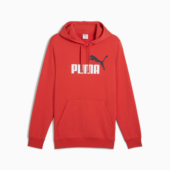 Bluza z kapturem męska Puma ESS 2 COLOR NO.1 LOGO TR czerwona 68471215