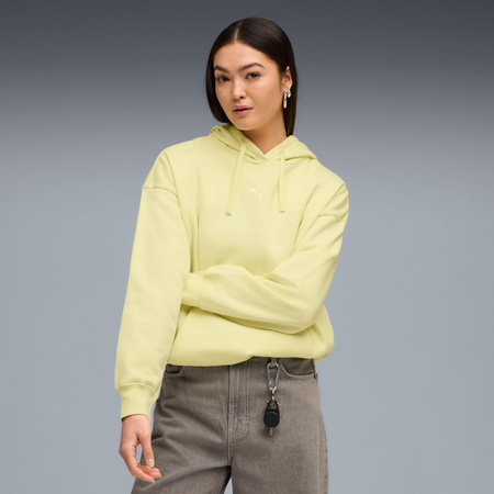 Bluza z kapturem damska Puma ESS OVERSIZED FL żółta 68539835