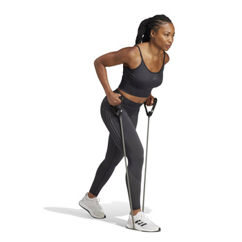 Legginsy damskie adidas SEAMLESS 7/8 grafitowe IA7165