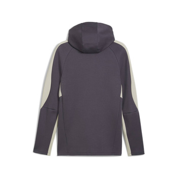 Bluza z kapturem męska Puma EVOSTRIPE FZ DK szara 68170069
